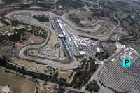 Parking Motorrädewr <br/> Circuito de Jerez <br/> moto GP Spanien