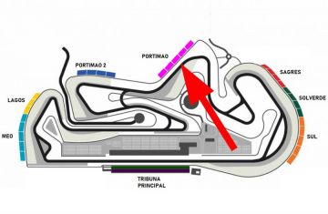 MotoGP Eintrittskarte PORTIMAO-Tribüne <br />Rennstrecke Autódromo do Algarve in Portimão